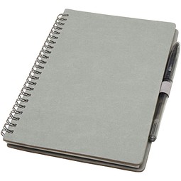 Slate wiederverwendbares Hardcover Notizbuch und Stiftset (schwarze Mine), grau