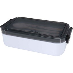 Snappy Lunchbox und Besteckset, weiss