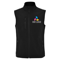 Softshell-Weste Quebec, XL, Schwarz