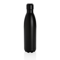Solid Color Vakuum Stainless-Steel Flasche 750ml, schwarz