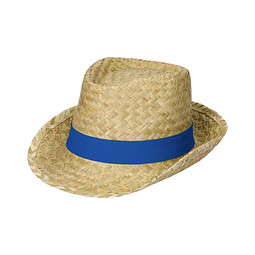 Sommerhut Kuba, natur/blau