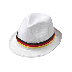 Sommerhut Sun, weiß/Deutschland-Farben