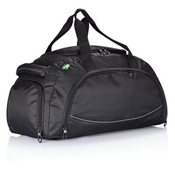 XD COLLECTION Sporttasche Florida, PVC frei, schwarz