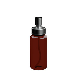 Sprayflasche Superior 0,4 l, colour, transparent-braun