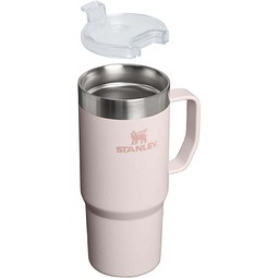Stanley Everyday Suburban 473 ml Isolierbecher aus recyceltem Edelstahl, hellrosa