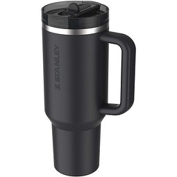 Stanley Quencher® ProTour 1180 ml Thermobecher aus recyceltem Edelstahl mit Flip Strohhalm, schwarz