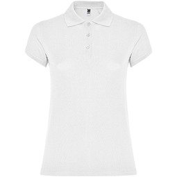 Star Poloshirt für Damen, weiss, L