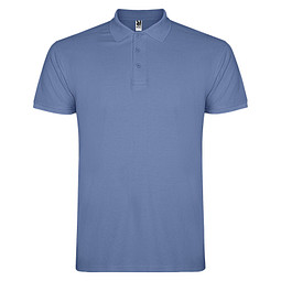 Star Poloshirt für Herren, Riviera Blue, L