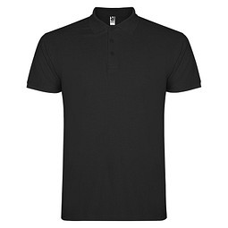 Star Poloshirt für Herren, schwarz, L