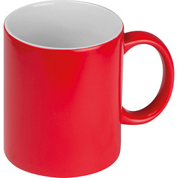 Sublimationstasse mit Effekt, 300 ml, rot