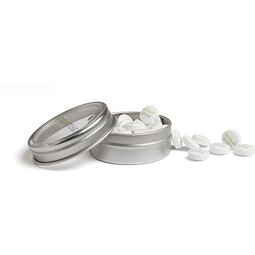 Sweetprints, 22 g, Pfefferminztabletten, blank, inkl. Druck