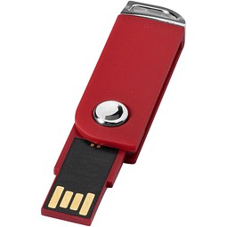 Swivel Rectangular USB-Stick, rot, 32GB