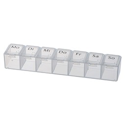 Tablettendose , transparent