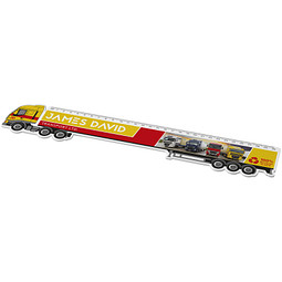 Tait 30 cm LKW-förmiges Lineal aus Recycling-Kunststoff, weiß