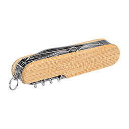 Taschenmesser BAMBOO HELPER,braun