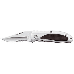 METMAXX® Taschenmesser mit Clip, silber