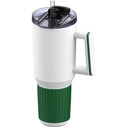 Thermobecher RETUMBLER-myKINGS CANYON 1200, weiß/grün