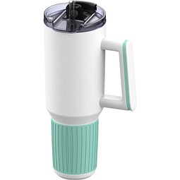 Thermobecher RETUMBLER-myKINGS CANYON 900, weiß/mint