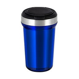 Thermobecher RETUMBLER-myVIVERO, silber/schwarz/dunkelblau