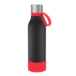 Thermotrinkflasche RETUMBLER-myNIZZA II 600 CERAMIC, schwarz/rot/rot