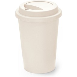 TONALI 450. Mehrwegbecher aus PP 450 ml, Pastellweiß