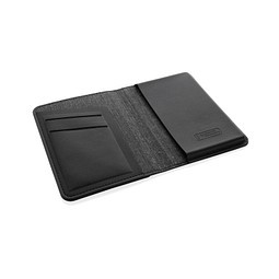 Trackmate RCS Polyester Passtasche mit weltweiter Ortung, schwarz