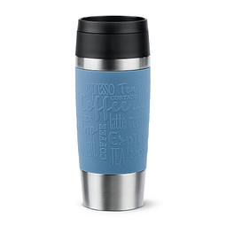 EMSA Travel Mug Isolierbecher Classic, 360 ml, aquablau