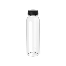 Trinkflasche Active Refresh, 650 ml, transparent/schwarz