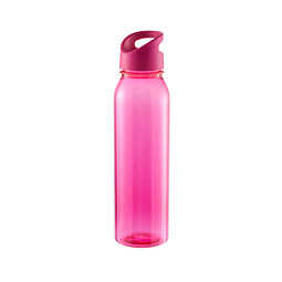 Trinkflasche Active Wave, 650 ml, transparent-pink/pink