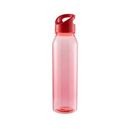 Trinkflasche Active Wave, 650 ml, transparent-rot/standard-rot