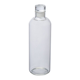 Trinkflasche aus Glas, 750 ml, transparent