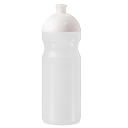 Trinkflasche Fitness mit Saugverschluss, 700 ml, weiß