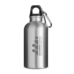 Trinkflasche Outdoor, 400 ml, Silber