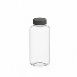 Trinkflasche Refresh, 700 ml, transparent/grau