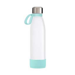 Trinkflasche RETUMBLER-TOULON GLASS, weiß/mint/mint