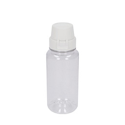 Trinkflasche School, 400 ml, transparent/weiß