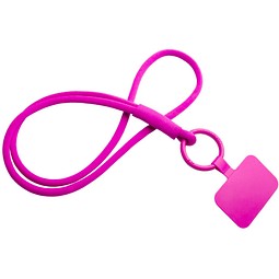 Tubyard Lanyard mit Telefonhalterung und elastischem Band, rosa