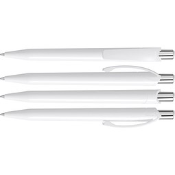 uma® BEAT Druckkugelschreiber, weiss