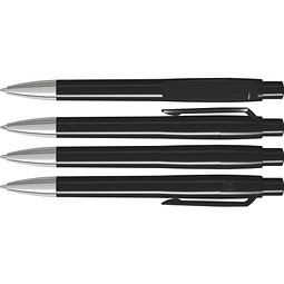 uma® BLOOM SI Druckkugelschreiber, schwarz