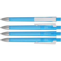 uma® CHECK frozen KG SI Druckkugelschreiber, hellblau
