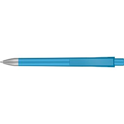 uma® CHECK SI Druckkugelschreiber, cyan