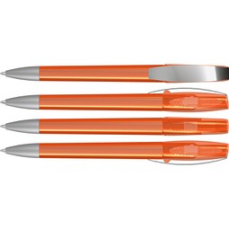 uma® CHILL C transparent SI Drehkugelschreiber, orange