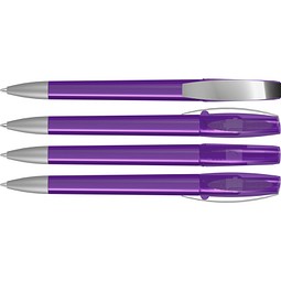 uma® CHILL C transparent SI Drehkugelschreiber, violett