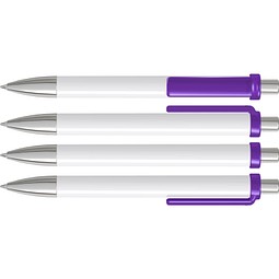 uma® FASHION K transparent SI Druckkugelschreiber, violett