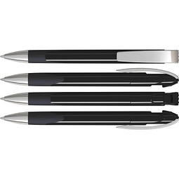 uma® LOOK grip M SI Druckkugelschreiber, schwarz