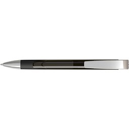 uma® LOOK grip transparent M SI Druckkugelschreiber, anthrazit