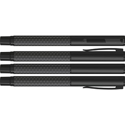 uma® MOOD R CARBON Rollerball, schwarz