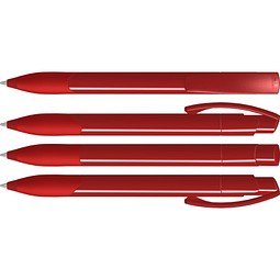 uma® OMEGA grip Druckkugelschreiber, rot