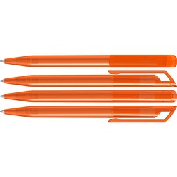 uma® POP transparent Drehkugelschreiber, orange