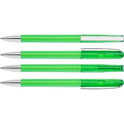 uma® PUR transparent SI Drehkugelschreiber, hellgrün
